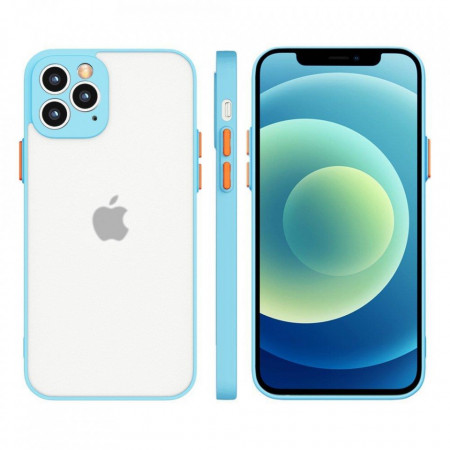 Силиконов полупрозрачен гръб Milky - Xiaomi Redmi Note 10 5G / Poco M3 Pro / M3 Pro 5G син