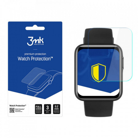 3 бр. гъвкав протектор с пълно покритие 3mk Watch Protection v. ARC+ - Xiaomi Mi Watch Lite