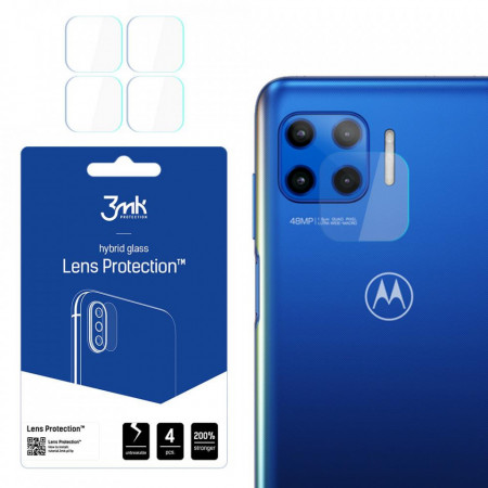 4 бр. гъвкав протектор за камера 3mk Lens Protection - Motorola Moto G 5G Plus прозрачен