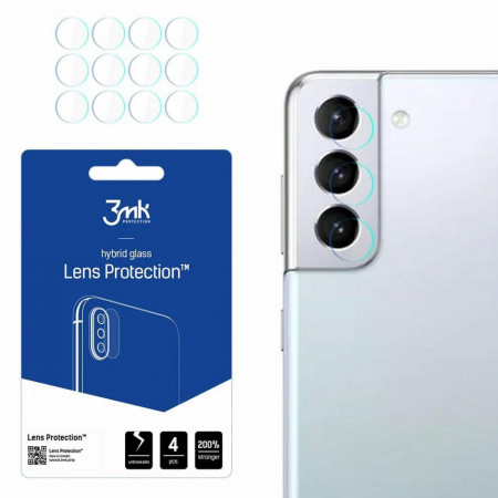 4 бр. гъвкав протектор за камера 3mk Lens Protection - Samsung Galaxy S22