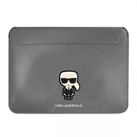 Karl Lagerfeld Sleeve KLCS14PISFG 13 / 14" / siver Saffiano Ikonik Karl сив