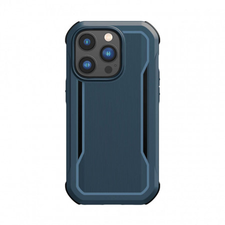Raptic X-Doria Fort Case iPhone 14 Pro поддържа Magsafe armored blue cover