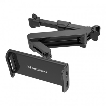 Wozinsky adjustable headrest holder - tablet or phone черен (WTHBK3)