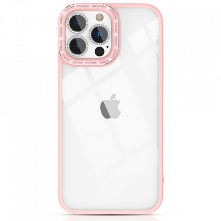 Гръб KINGXBAR Sparkle с кристали - iPhone 13 Pro Max розов