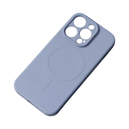 Гръб Silicone MagSafe - iPhone 14 Plus ice blue