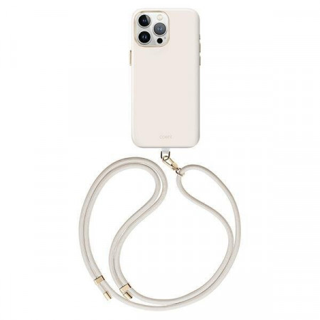 Гръб UNIQ Coehl Creme MagSafe - iPhone 15 Pro ivory