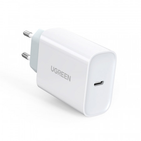 Зарядно за стена UGREEN 30W USB Type C PD QC4.0 (70161) бяло