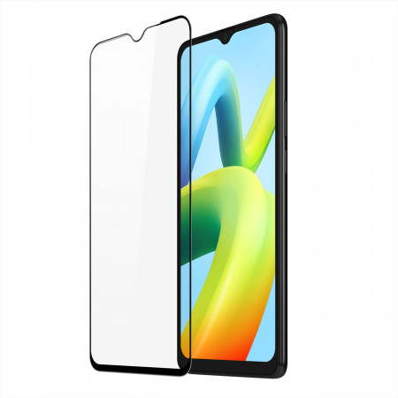 Извит закален стъклен протектор DUX DUCIS - Xiaomi Redmi A1 / A1+ / A2 / A2+ с черна рамка