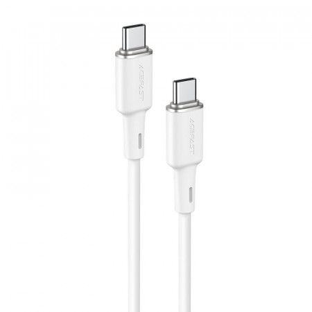 Кабел за зареждане и данни ACEFAST USB Type C към USB Type C 60W 20V 3A 1.2m (C2-03) бял