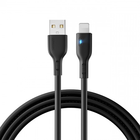 Кабел за зареждане и данни JOYROOM USB Type A към Lightning 2.4A 2m S-UL012A13 черен
