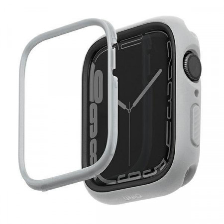 Калъф за корпус на часовник UNIQ - Moduo Apple Watch Series 4/5/6/7/8/SE 40/41mm kredowy-szary/ chalk-stone сив