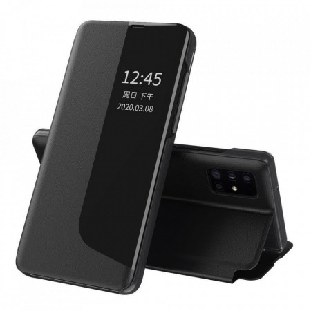 Калъф тип книга от еко кожа Eco - Huawei P40 Lite E черен
