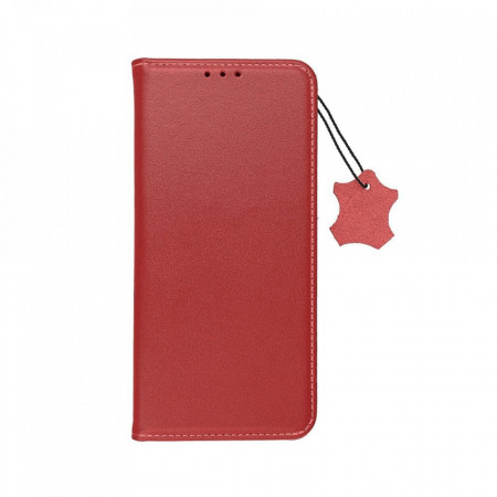Калъф тип книга от естествена кожа FORCELL Smart Pro - Xiaomi 11T бордо
