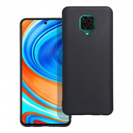 Матов силиконов гръб MATT - Xiaomi Redmi Note 9 Pro / 9S / 9 Pro Max черен