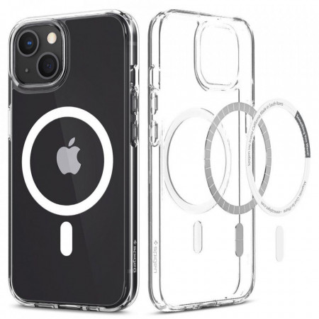Оригинален гръб SPIGEN Ultra Hybrid MagSafe - iPhone 13 mini бял