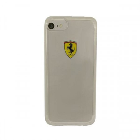 Оригинален прозрачен твърд гръб FERRARI Banner FEHCRFP7TR1 - iPhone 7 / 8 / SE (2nd gen) / SE (3rd gen) прозрачен