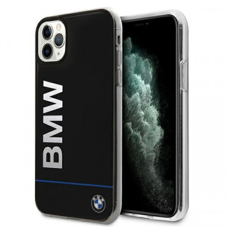 Оригинален твърд гръб BMW Signature Logo Imprint BMHCN65PCUBBK - iPhone 11 Pro Max черен