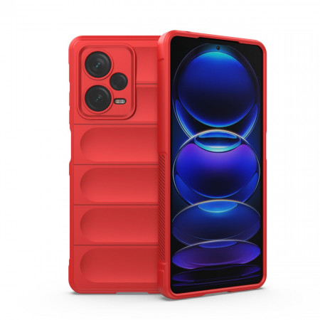 Подсилен гъвкав гръб Magic Shield - Xiaomi Redmi Note 12 Pro+ 5G red