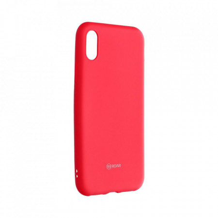 Силиконов гръб Roar Colorful Jelly - iPhone X / XS циклама
