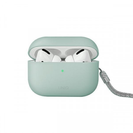 Силиконов калъф за слушалки UNIQ Lino - AirPods Pro 2 мента