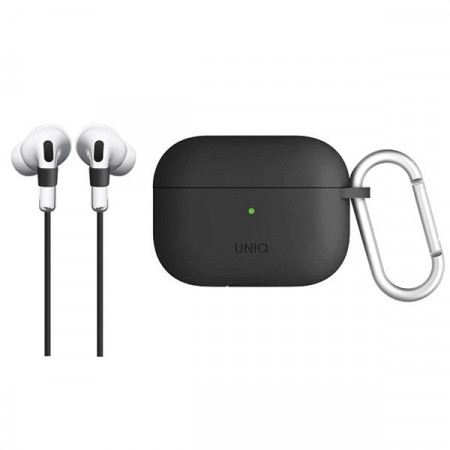 Силиконов калъф за слушалки UNIQ Vencer - AirPods Pro тъмносив