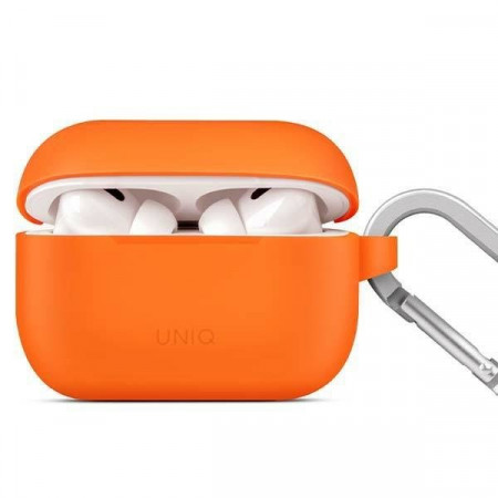 Силиконов калъф за слушалки UNIQ Vencer - AirPods Pro 2 оранжев