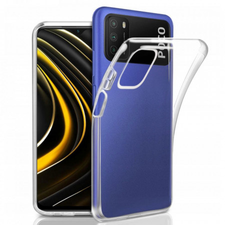 Тънък силиконов гръб 0.5mm - Xiaomi Poco M3 / Redmi 9T прозрачен