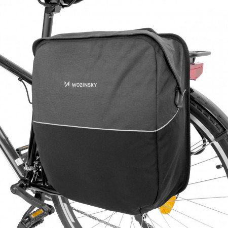 Чанта за багажник за велосипед WOZINSKY 24л (WBB32BK) черна