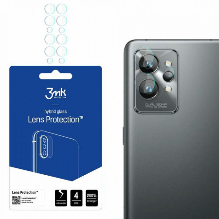 4 бр. гъвкав протектор за камера 3mk Lens Protection - Realme GT 2 Pro прозрачен