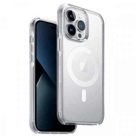 Uniq Combat case iPhone 14 Pro 6.1" Magclick Charging прозрачен/dove satin clear