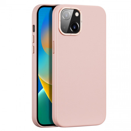 Гръб от еко кожа DUX DUCIS Grit MagSafe - iPhone 14 розов