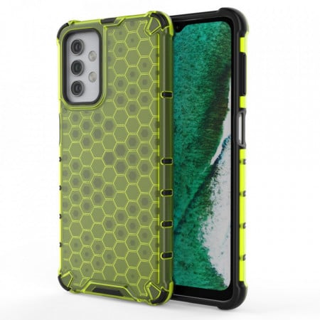Гръб Honeycomb Armor със силиконов бъмпер - Samsung Galaxy A32 5G зелен