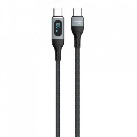 Кабел за зареждане и данни DUDAO USB Type C към USB Type C Fast Charging Power Delivery 100W (L7MaxC) черен