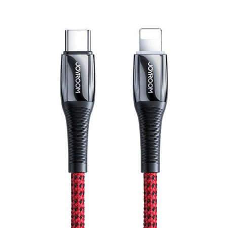 Кабел за зареждане и данни JOYROOM USB Type C към Lightning Fast Charging 1.2m (S-1224K2) червен