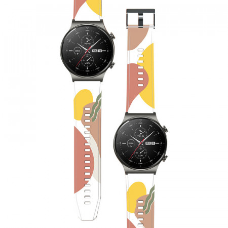 Каишка за часовник Strap Moro - Huawei Watch GT 2 Pro (8) черен камуфлаж