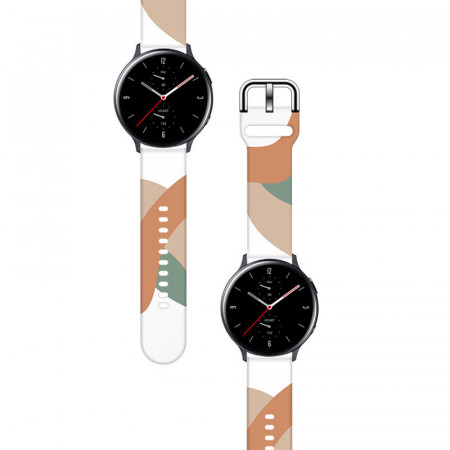Каишка за часовник Strap Moro - Samsung Galaxy Watch4 Classic 42mm wristband bracelet (3) черен камуфлаж