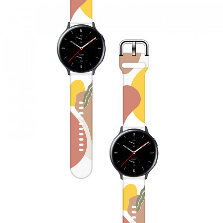 Каишка за часовник Strap Moro - Samsung Galaxy Watch4 Classic 42mm wristband bracelet (7) черен камуфлаж