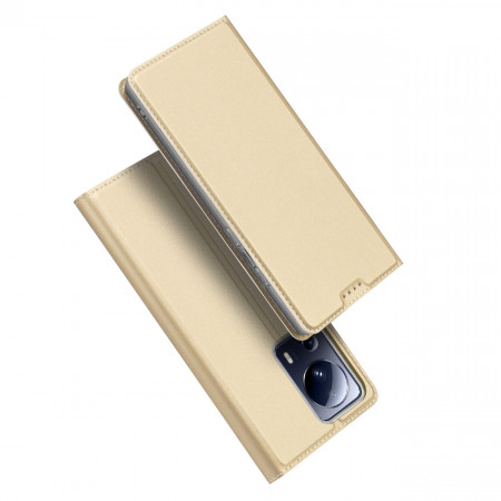 Калъф тип книга DUX DUCIS Skin Pro - Xiaomi 13 Lite златист