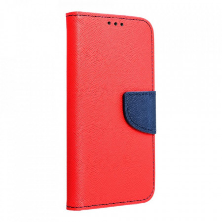 Калъф тип книга Fancy - Xiaomi Redmi 10a червен / тъмносин