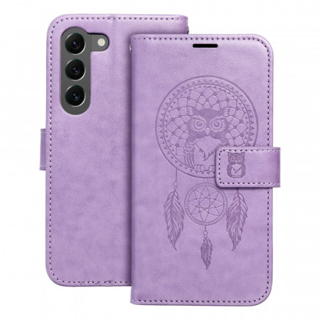 Калъф тип книга FORCELL Mezzo - Samsung Galaxy S23 (талисман) лилав