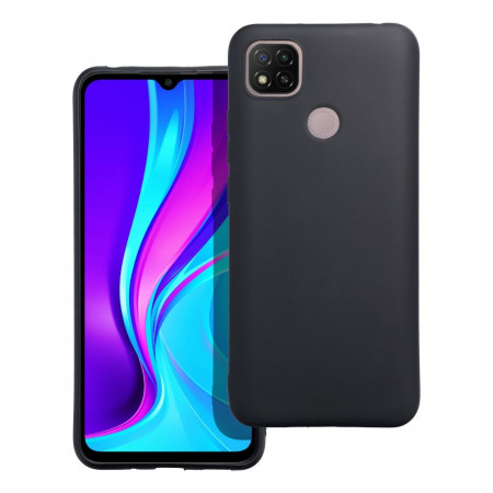 Матов силиконов гръб MATT - Xiaomi Redmi 9C / 9C NFC черен