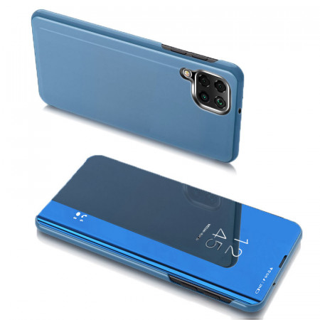Огледален калъф тип книга Clear View - Samsung Galaxy A22 син
