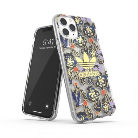 Оригинален гръб ADIDAS OR Clear CNY AOP - iPhone 11 Pro златист