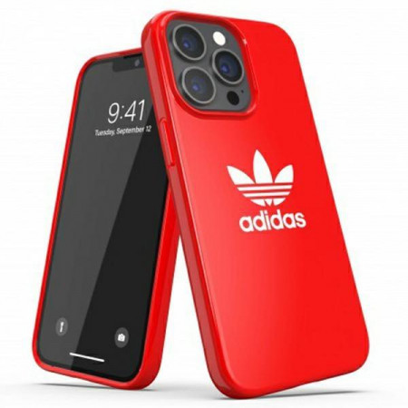 Оригинален гръб ADIDAS OR Snap Trefoil - iPhone 13 Pro червен