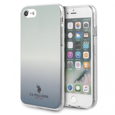 Оригинален гръб US POLO Gradient Pattern Collection USHCI8TRDGLB - iPhone 7 / 8 / SE 2020 / SE 2022 син