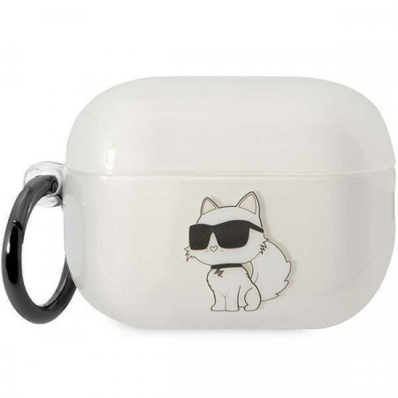 Оригинален калъф за слушалки Karl LAGERFELD Ikonik Choupette KLAP2HNCHTCT - AirPods Pro 2 прозрачен