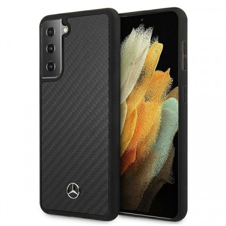 Оригинален твърд гръб MERCEDES Dynamic MEHCS21MRCABK - Samsung Galaxy S21+ 5G черен
