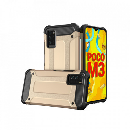 Подсилен гръб Hybrid Armor - Xiaomi Redmi Note 10 5G / Poco M3 Pro / M3 Pro 5G златист