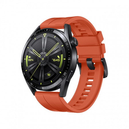 Силиконова каишка за часовник Strap One - Huawei Watch GT 3 42 mm orange