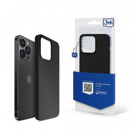 Силиконов гръб 3mk Silicone - iPhone 13 Pro черен